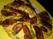 A picture of plantain and egg
