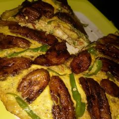 A picture of Plantain and egg frittata.