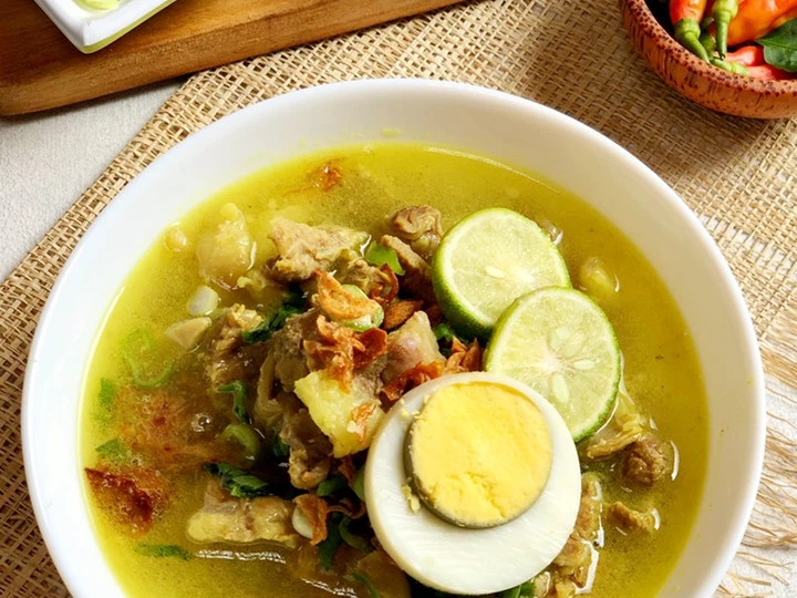 Cara Mudah Menyiapkan Resep Soto Daging Tetelan yang Bikin Ngiler Anti Ribet, Lezat Sekali