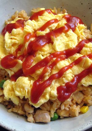 A picture of Easy ‘Omu-rice’ Bowl.