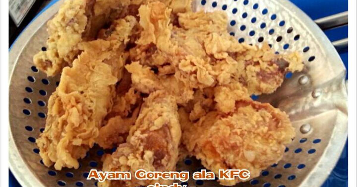 Resep Ayam Goreng ala KFC oleh Cindy Bansaruddin - Cookpad