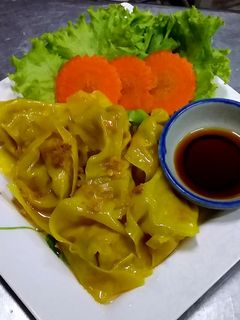 รูปของ เกี๊ยวนึ่งไส้ไก่สับ