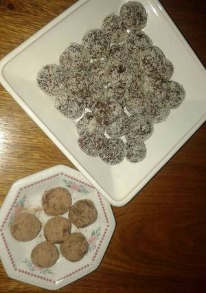 Una foto de Trufas de chocolate facilisimas