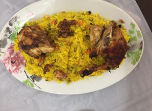 صورة لوصفة رز بالخضار والدجاج