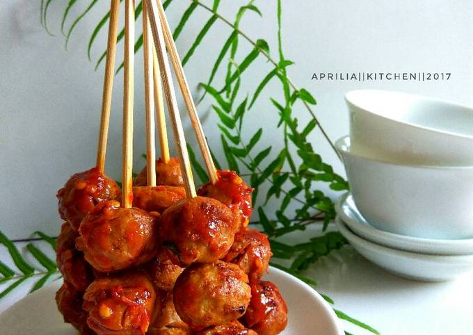 Resep Bakso Bakar Pedas Oleh Aprilia Kitchen Cookpad