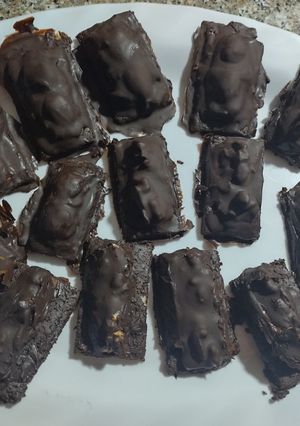 Una foto de ~Barritas de choco y dulce de leche keto~ 🍫