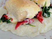 Una foto de bacalao microondas
