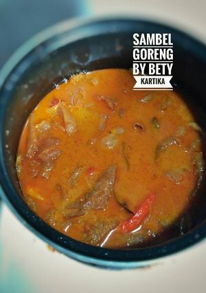 Foto resep Sambel goreng krecek udang