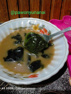 Foto resep 43)Es cincau daun gula merah