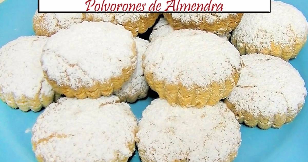 Polvorones de almendra Receta de Cocina en Familia- Cookpad