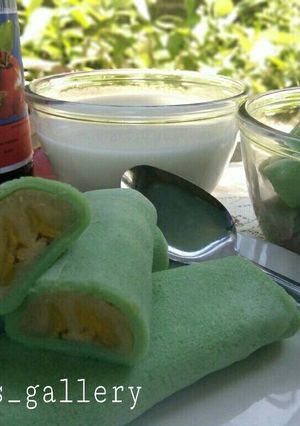 Foto resep Es pisang ijo