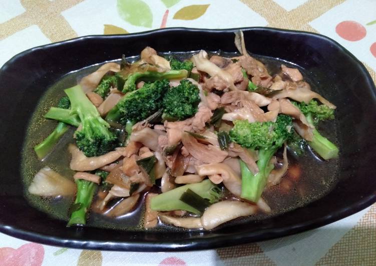 Tumis ayam brokoli