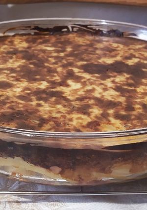 Φωτογραφία της συνταγής Ογκρατέν με πατάτες και μακαρόνια