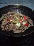 Oseng beef slice low fat lemo daun jeruk