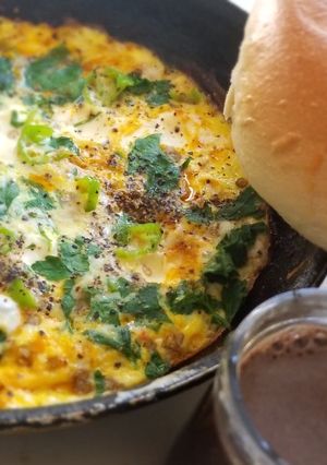 صورة لوصفة شكشوكه بالسبانخ لذيذة 😋