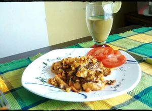 Una foto de Pescado encocado
