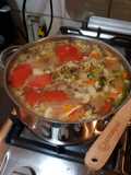 Sopa de verduras (apta para veganos)