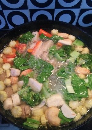 Foto resep Steamboat suki kuah kaldu ayam