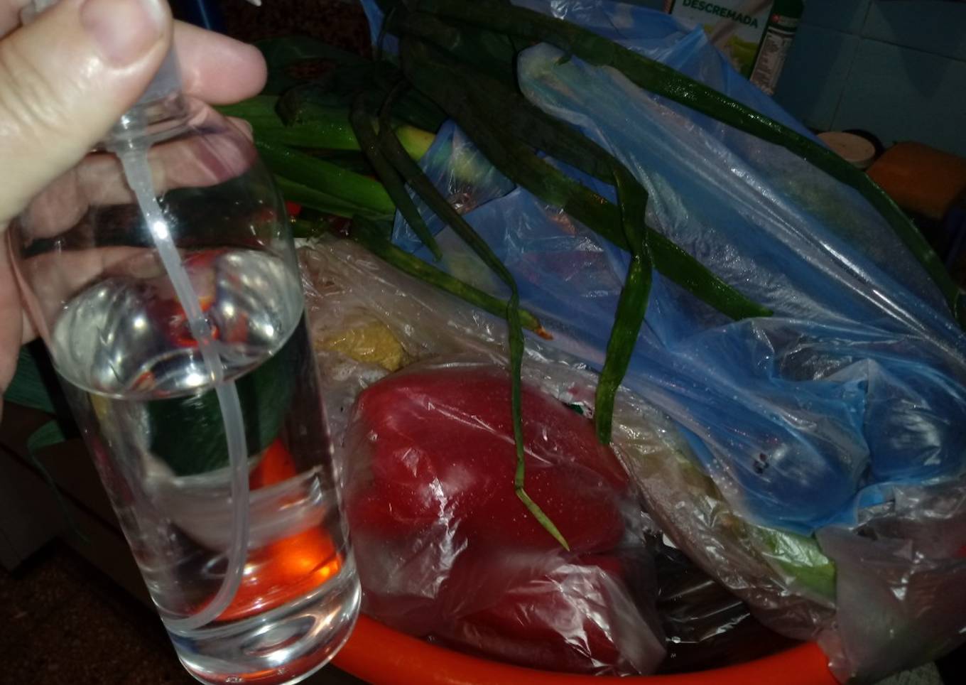 Mi manera de limpiar sector de trabajo antes de cocinar