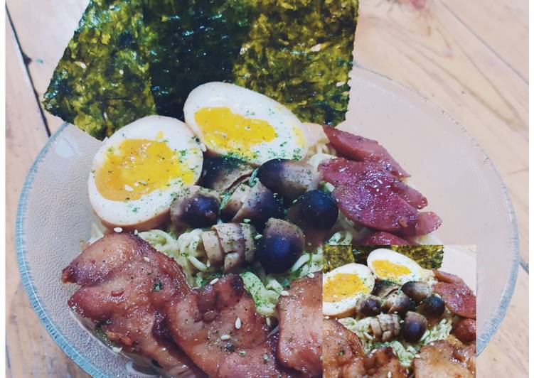 Langkah Mudah untuk Menyiapkan Mie ramen jejepangan 😍, Enak Banget