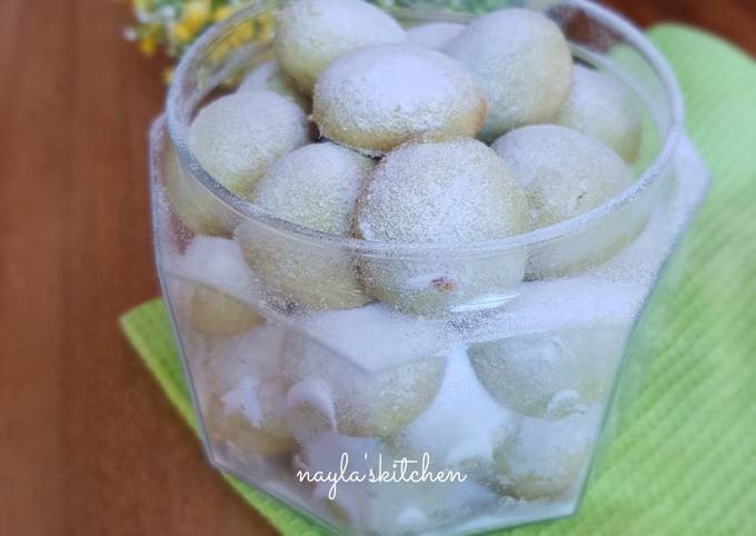 Resep Putri Salju Pandan, Enak