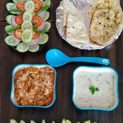 A picture of Kathi Kabab without onion garlic.