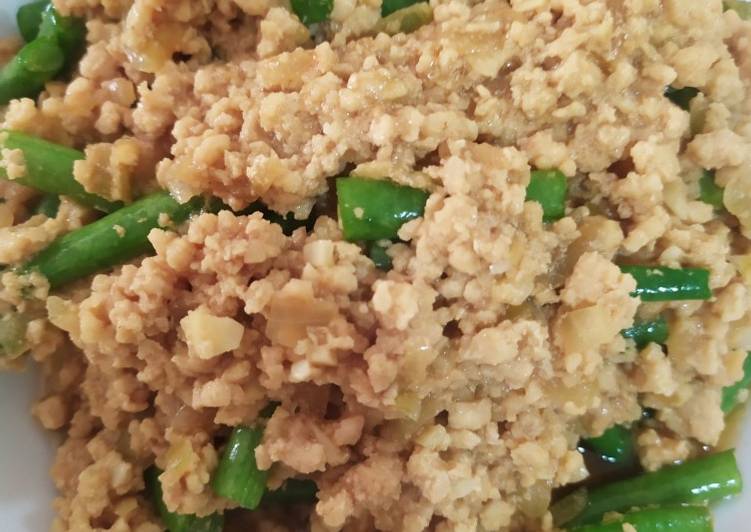 Resep Tumis ayam buncis yang praktis