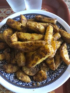 صورة لوصفة بطاطا مقلية بالبهارات
