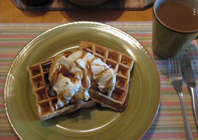 Steps to Prepare Homemade American Waffles