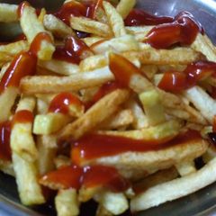 A picture of French fries.