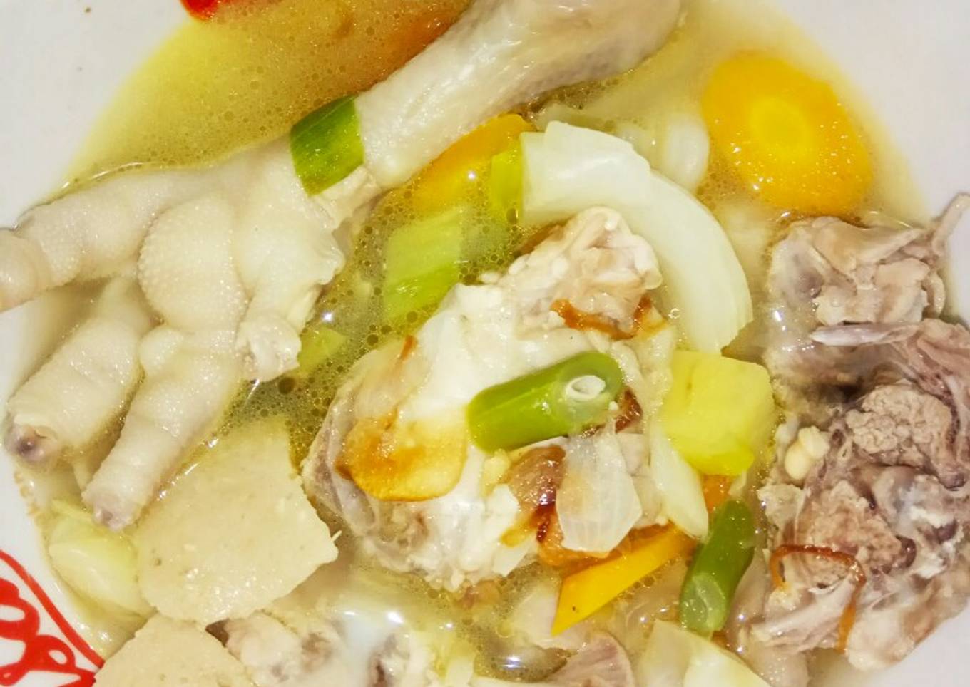 Sop ceker + krongkongan