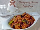Oseng-oseng Mercon Daging Sapi Pedas Jeletot (Bikin Nagih)