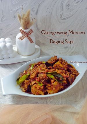Foto resep Oseng-oseng Mercon Daging Sapi Pedas Jeletot (Bikin Nagih)