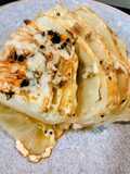 Col asada con queso crema