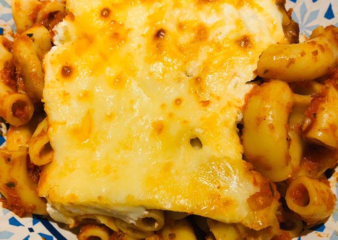 Recipe of Fancy Quick Baked Pasta 🍝 for Breakfast Food