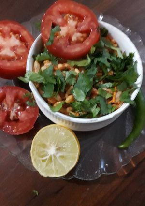 A picture of Sprouted Masala Bhel.