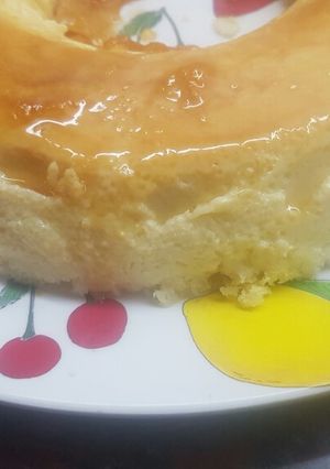 Una foto de Flan de coco con leche condensada