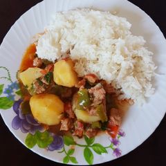 A picture of Beef stew.