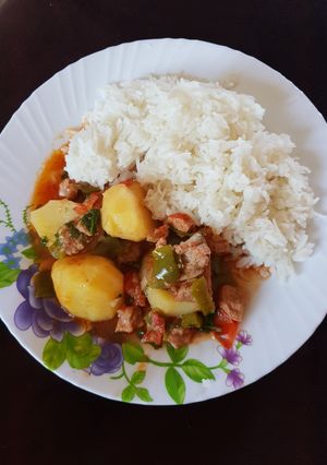 A picture of Beef stew.