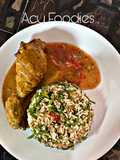 Nasi Ulam Utara ft Ayam Percik Kelantan