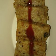 A picture of Namkeen samak cake.