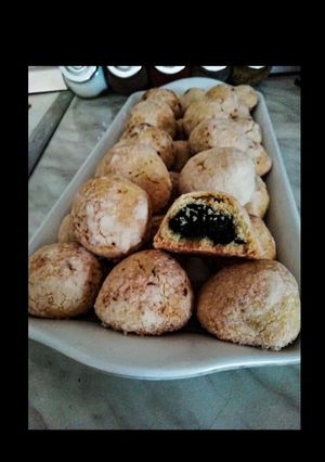 O poză a rețetei Fursecuri pufoase cu gem.