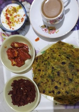 મેથીના થેપલા (Methi Thepla Recipe In Gujarati) રેસીપી મુખ્ય ફોટો
