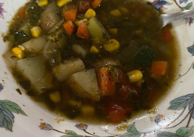 Easiest Way to Prepare Homemade Vegetable Zucchini Soup