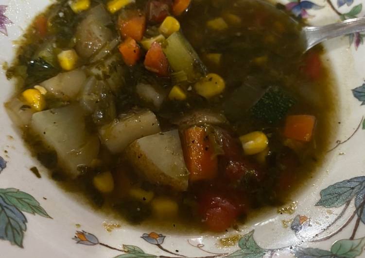 Simple Way to Prepare Award-winning Vegetable Zucchini Soup