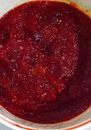 A picture of Homemade ketchup.