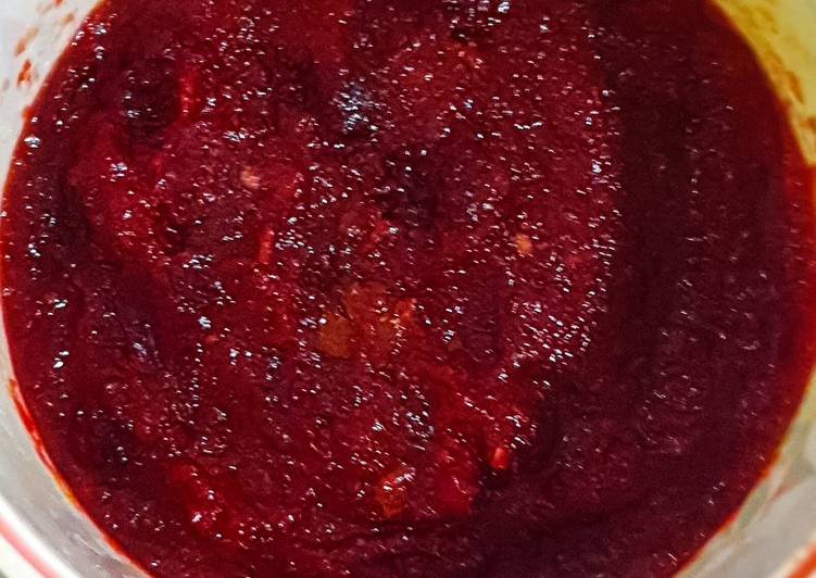 Homemade ketchup