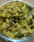 Kanda Batata Poha (Flattened Rice)