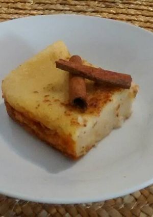 Una foto de Quesada pasiega con yogurt