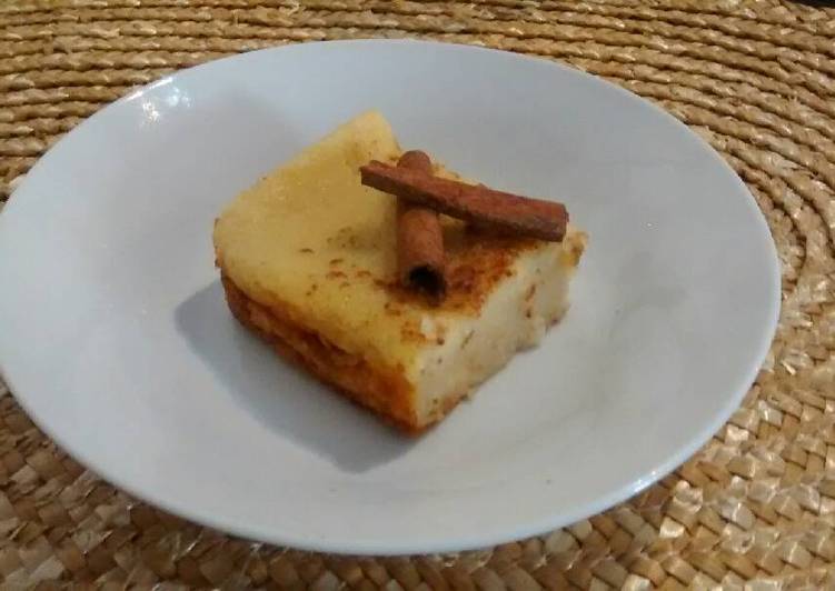 Quesada pasiega con yogurt